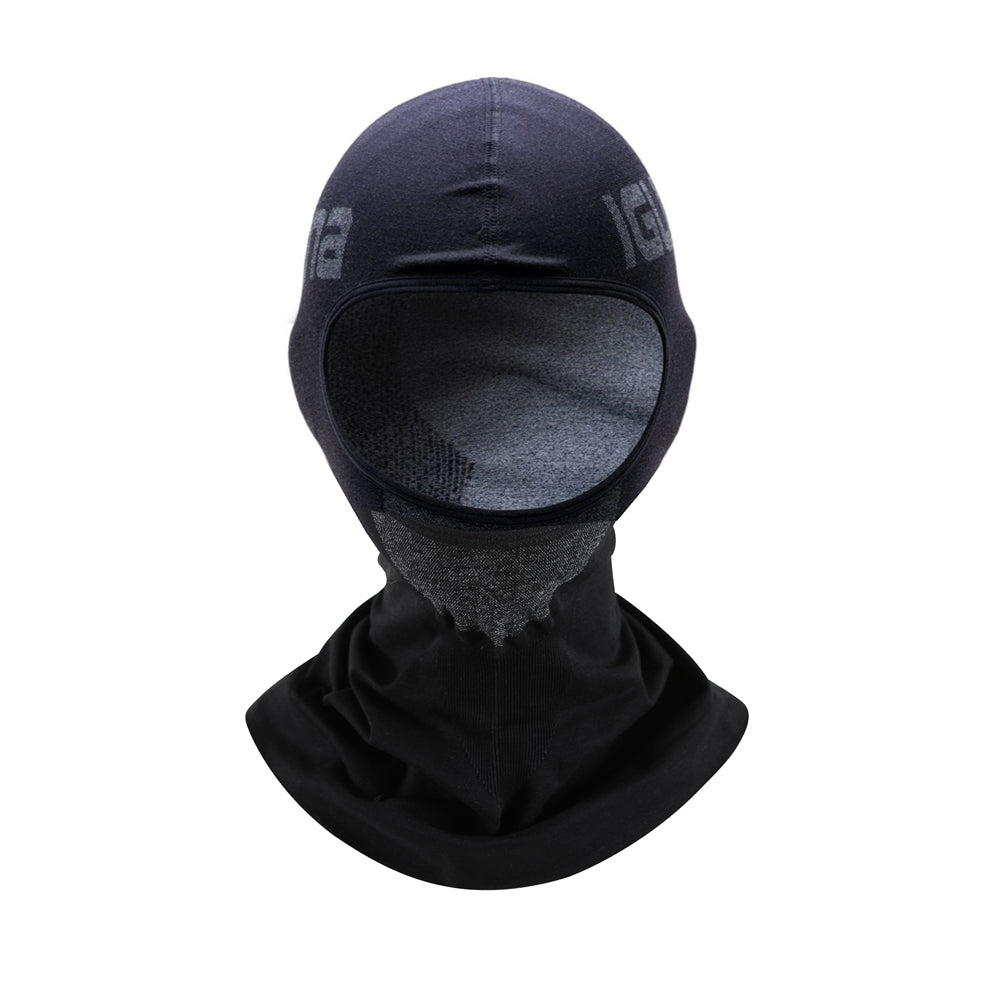 Ski Mask Hiking Outdoor Warm Unisex Balaclava ASKJA Full Face Mask Black IGUANA