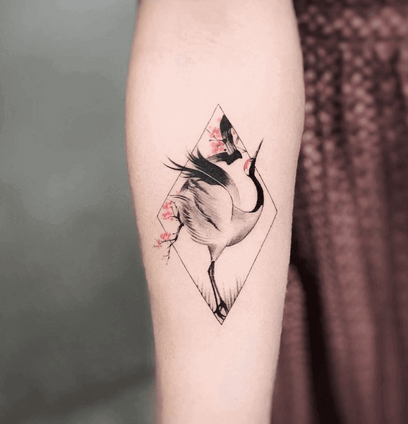 Crane Japanese Tattoo