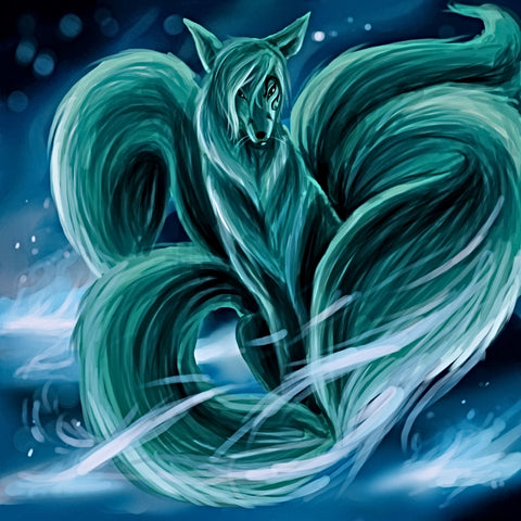 Nine Tailed Fox transparent background PNG cliparts free download   HiClipart