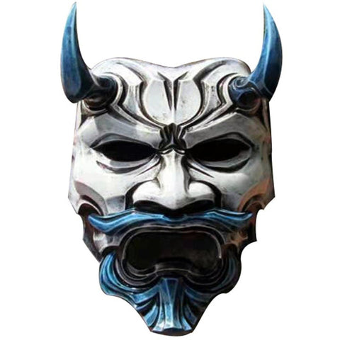 Mask Japanese Prajna Demon Tooth Mask Evil Ghost Monster Face