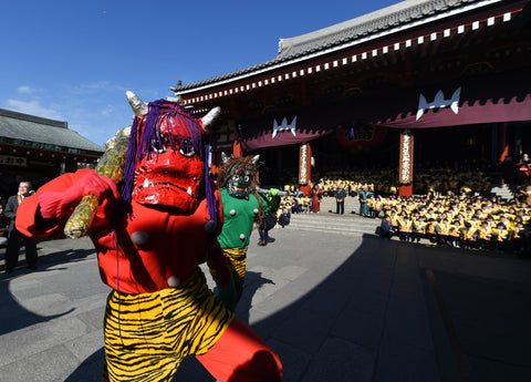 Oni mask for setsubun festival