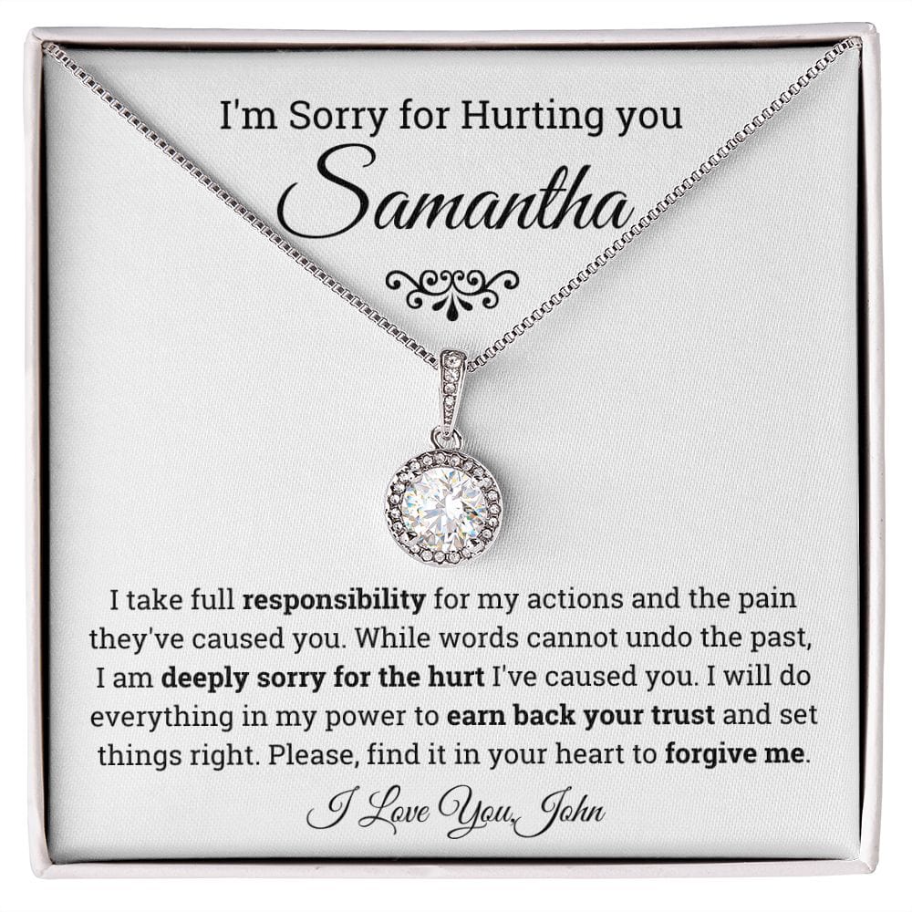 I'm Sorry Gift Forever Love Necklace, Apology Gift for her in 2023 | Im  sorry gifts, Sorry gifts, Apology gifts