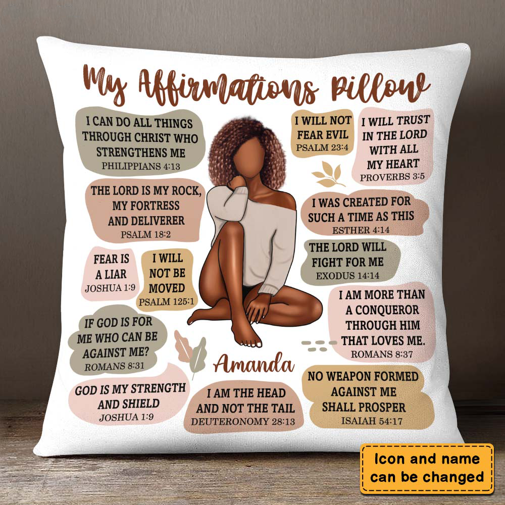 Gift for Son Daughter Daily Affirmations Pillow - newsvips