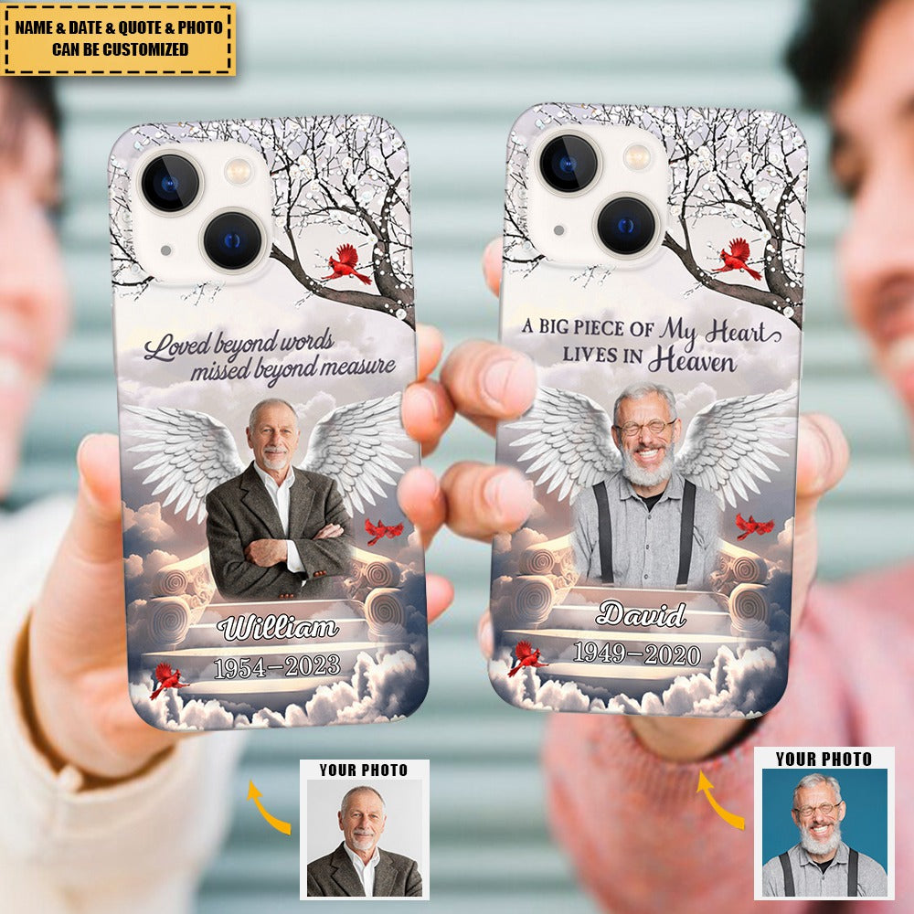In Loving Memory In Heaven - Custom Photo Memorial Phone Case