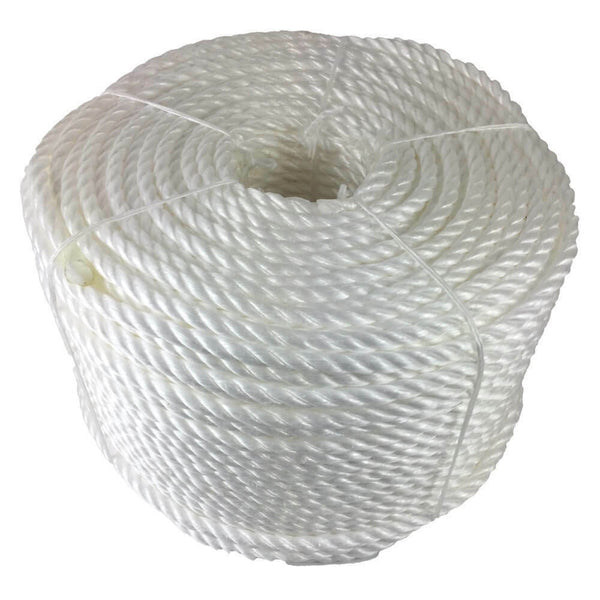 Nylon Rope - 3 Strand - White – Westward Rope and Wire