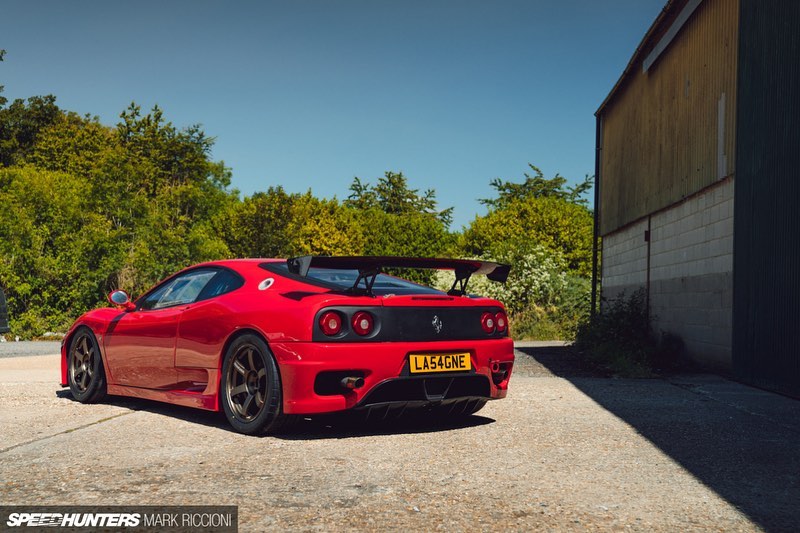 ferrari 360 feat iPE exhaust system cover photo