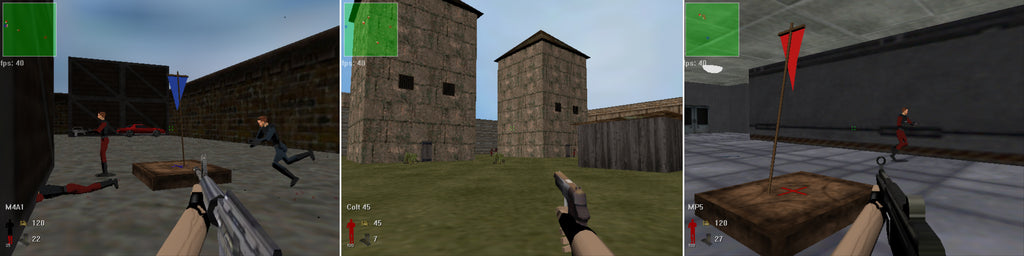 Pure Action CTF, fps first person shooter game by dmitko games