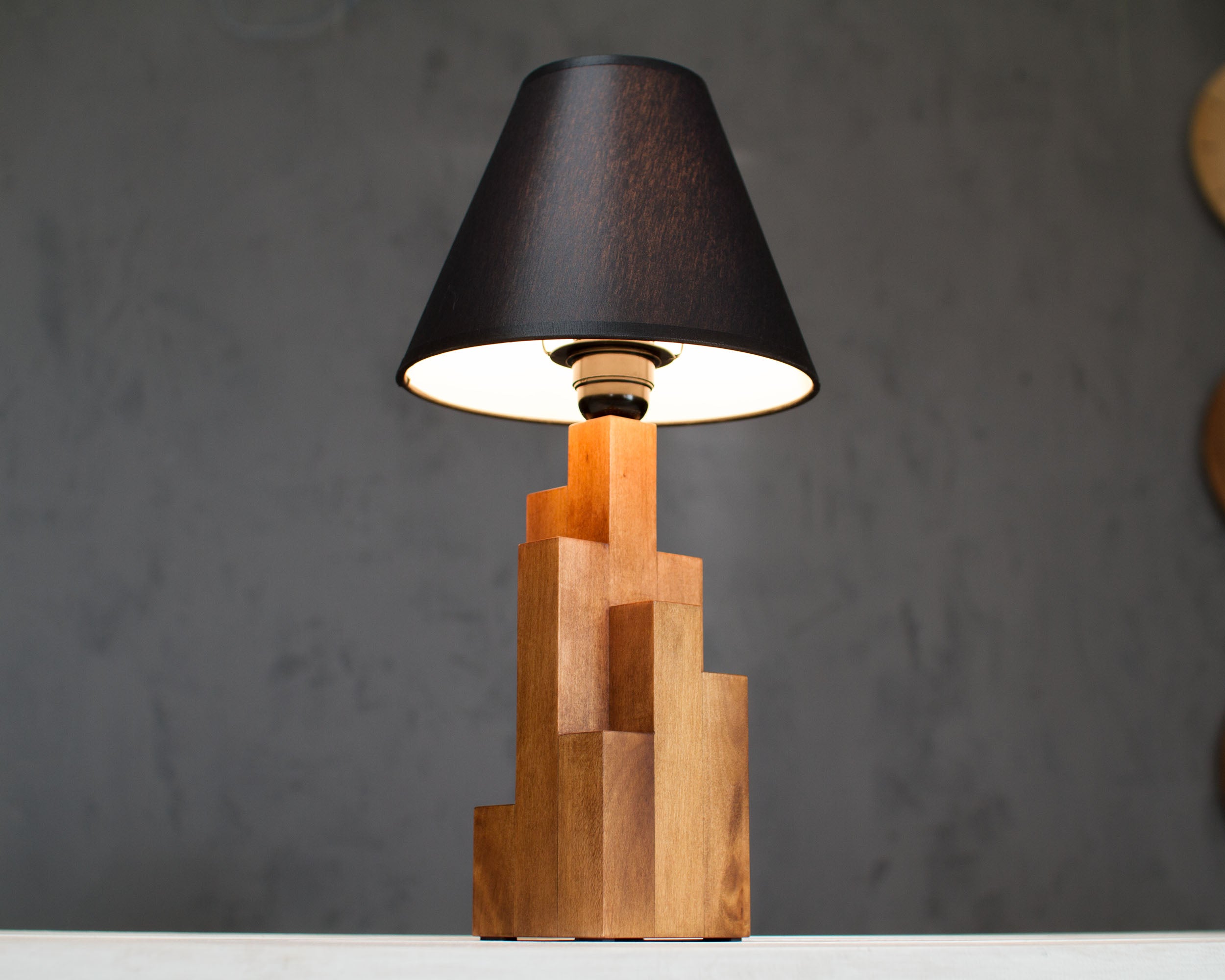 unusual wooden lamps