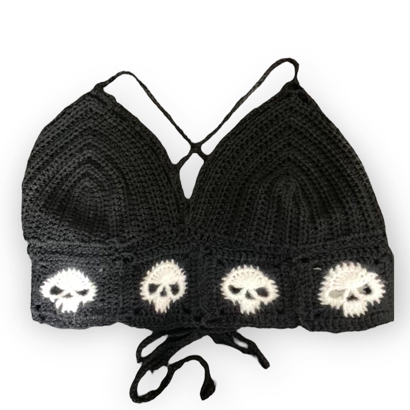 Crochet Skull Top