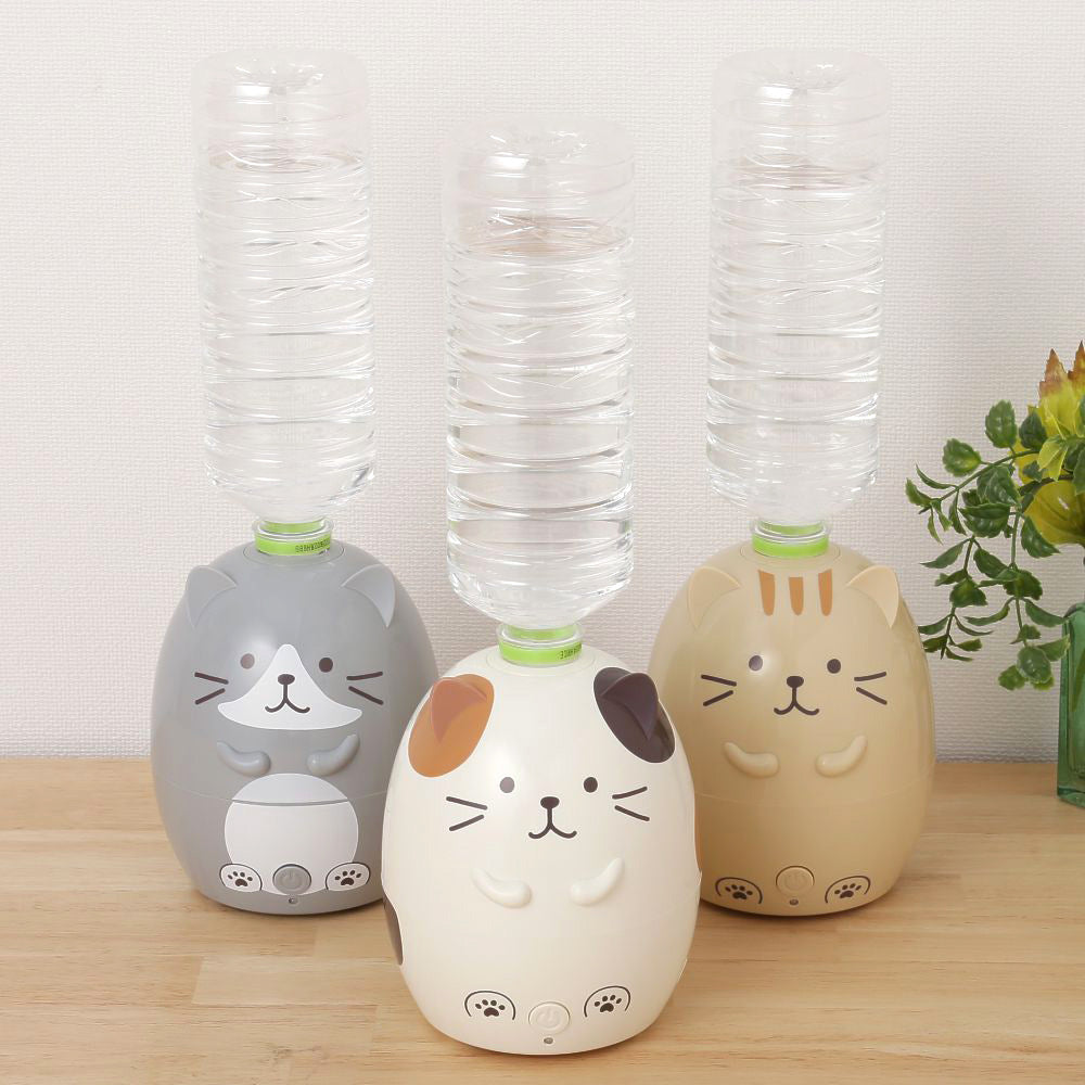 ペットボトル加湿器 猫 - 空調