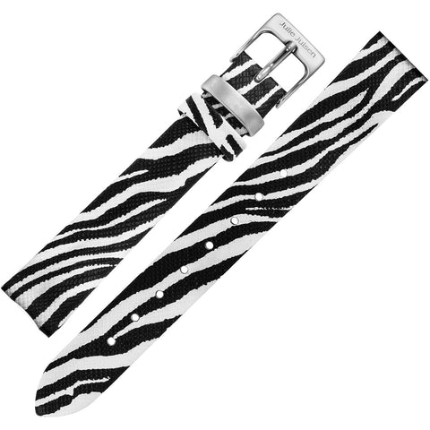 Lederband Zebra