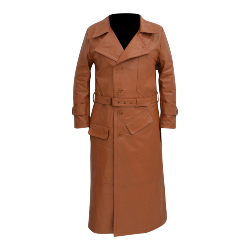 World War 1 R.F.C. Leather Flying Long Coat – South Beach Leather