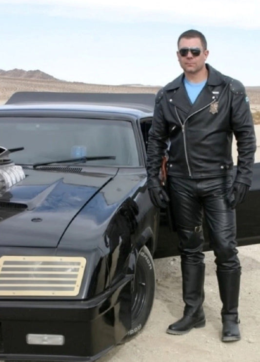 Mad Max Fury Road Rockatansky - Chaqueta de piel sintética para