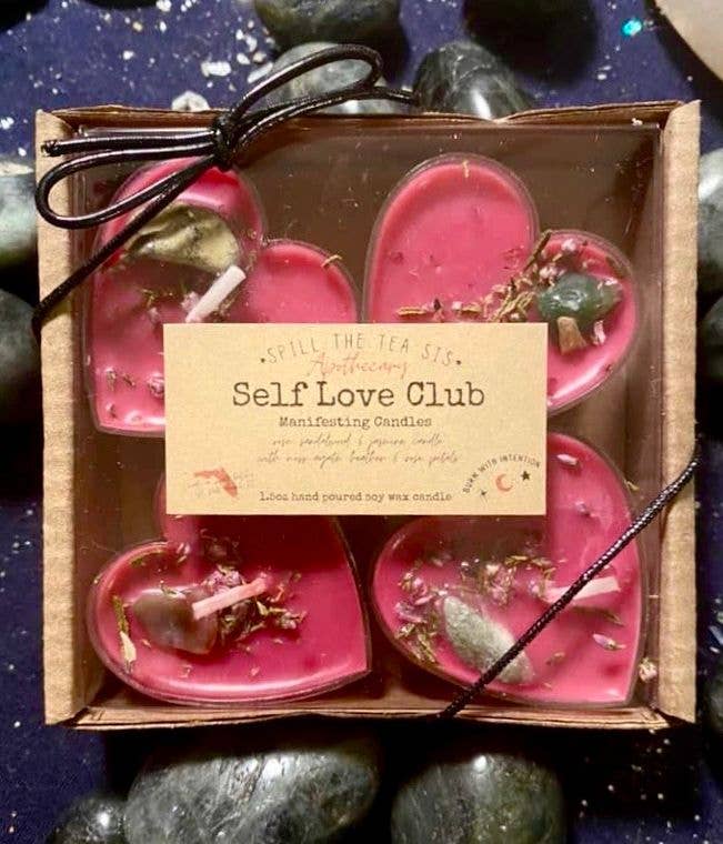 Self Love Club- Self Love & Confidence Manifesting Tealight