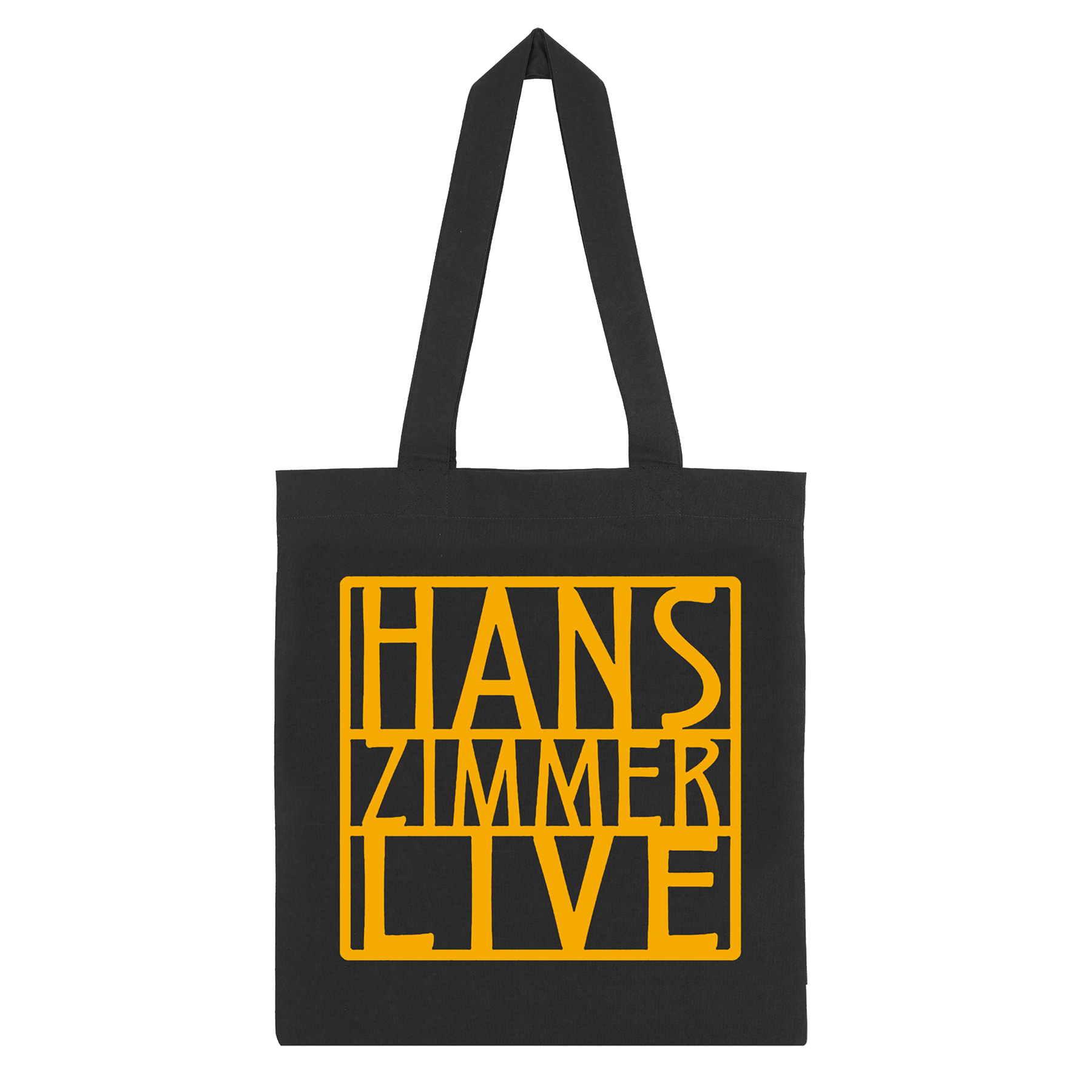 GOLD LOGO BLACK TOTE BAG - Hans Zimmer Live product image