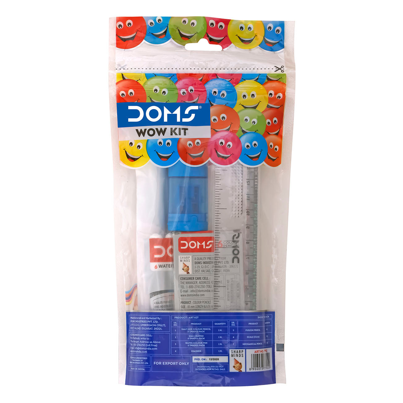 Multicolor Plastic Doms Wow Kit, For School Collage, Packaging Type: Packet  At Rs 40/piece In Chennai