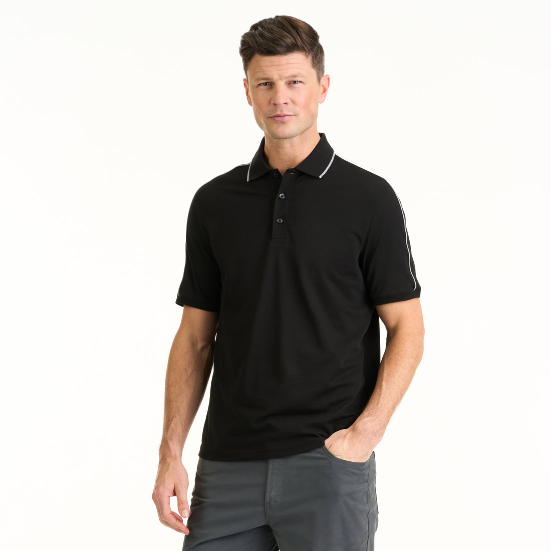 Performance Heather Hybrid Polo