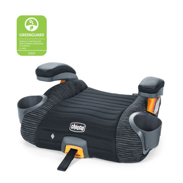 Backless Booster Car Seat - Static Black