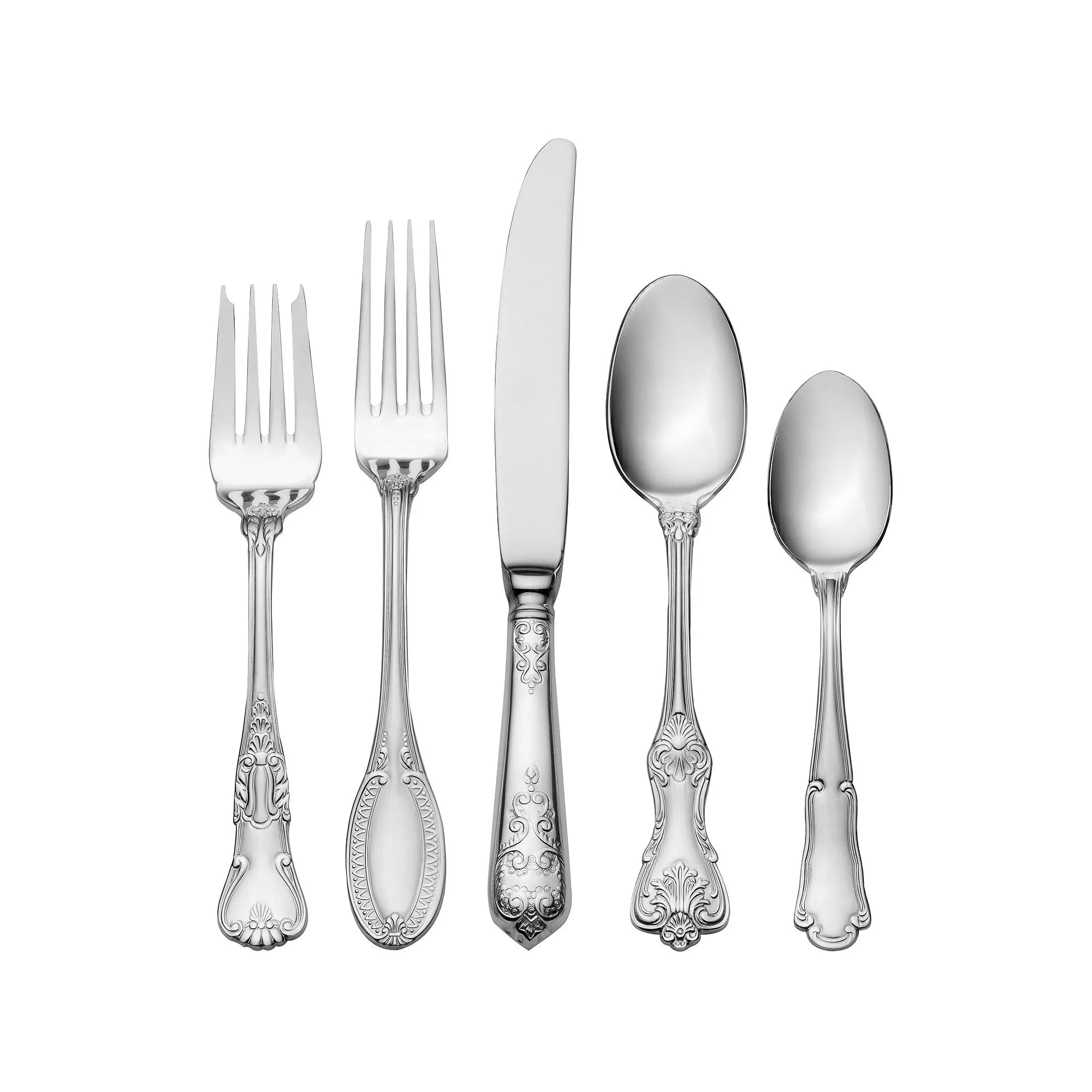 Wallace Luxe 77 Piece Flatware Set, Service For 12