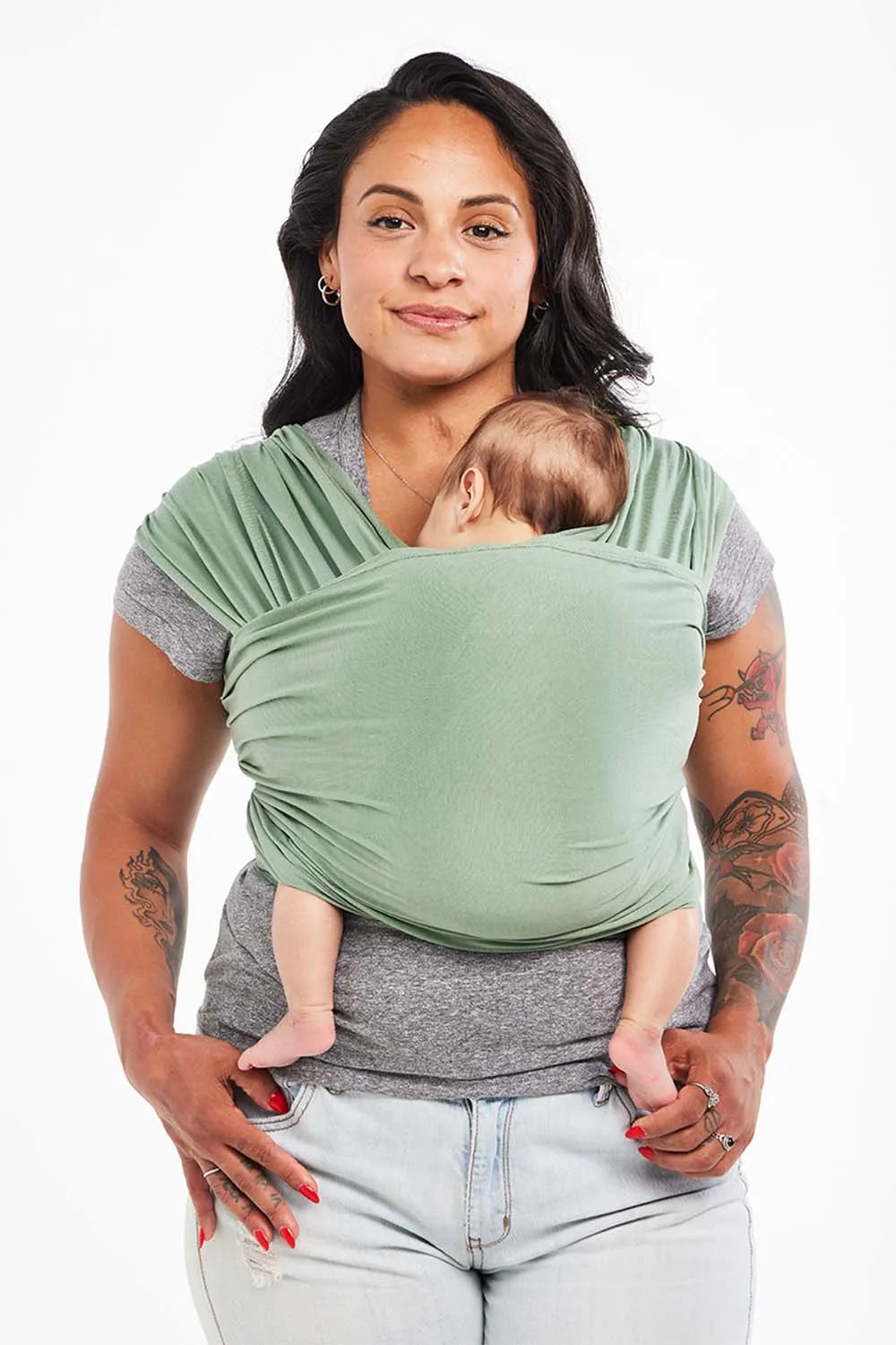 Stretchy Baby Wrap - Sage