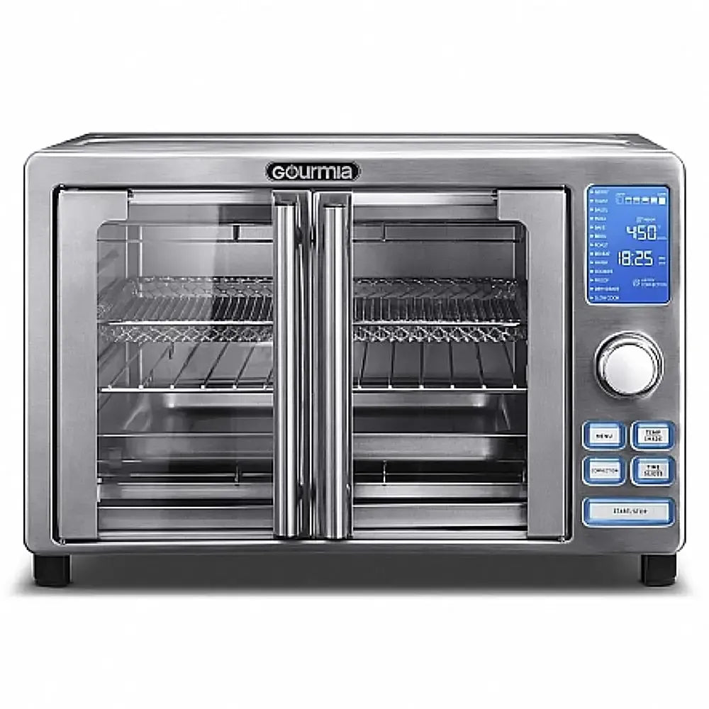 French Door Digital Air Fryer Oven - Silver (See Description) - Image 3