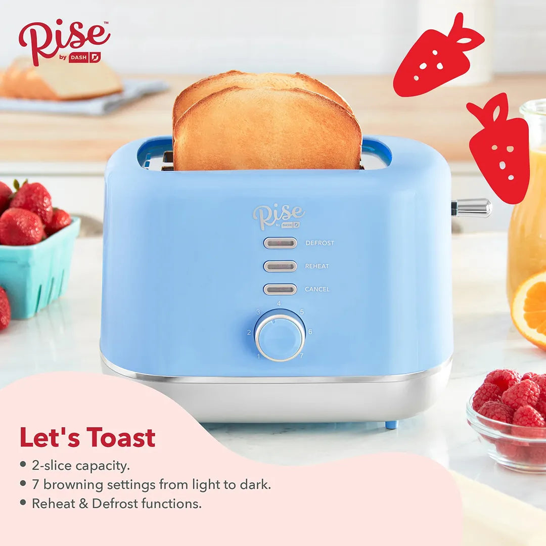 Sky Blue 2-Slice Toaster