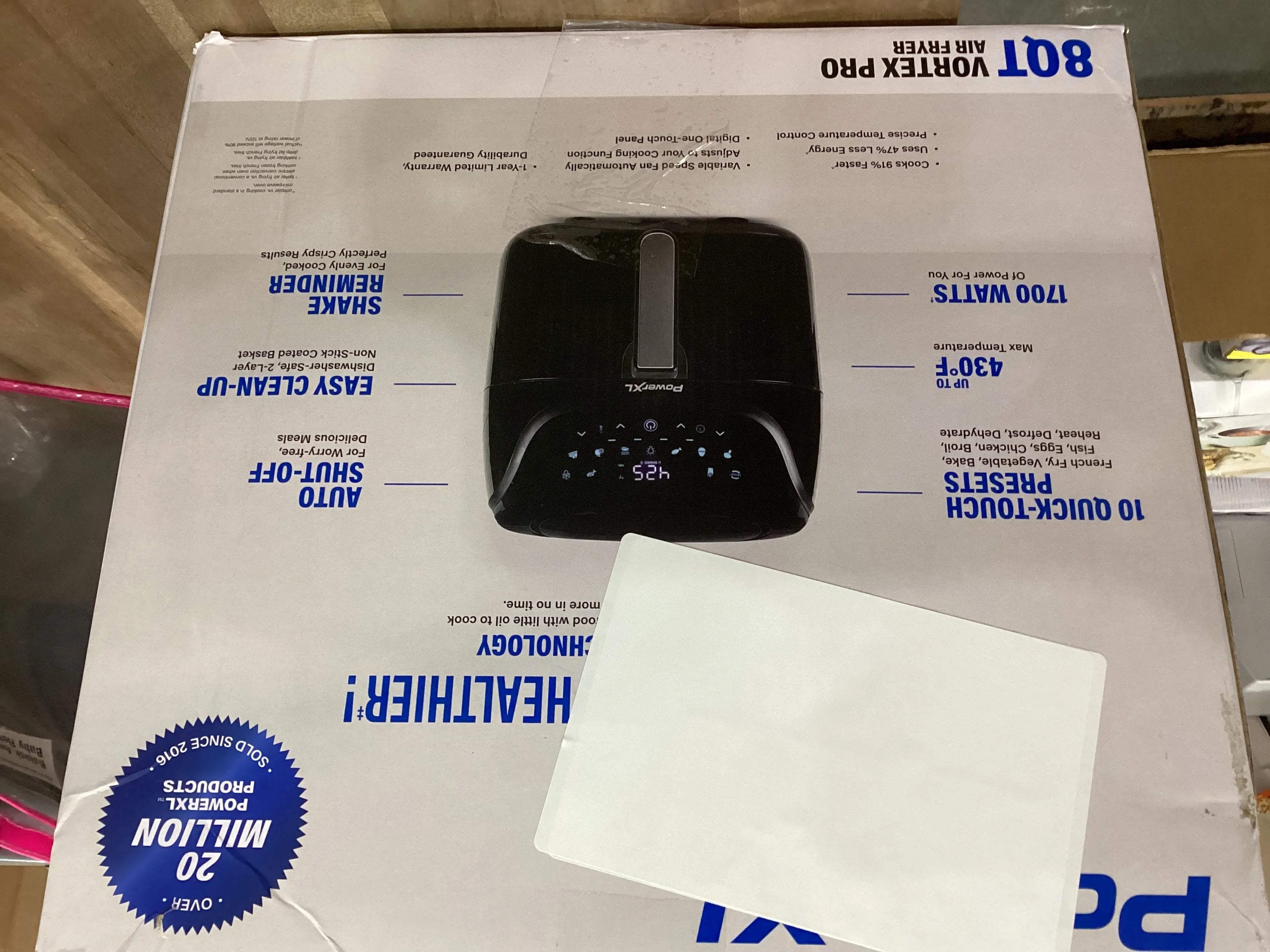 PowerXL Vortex Pro 8qt Air Fryer