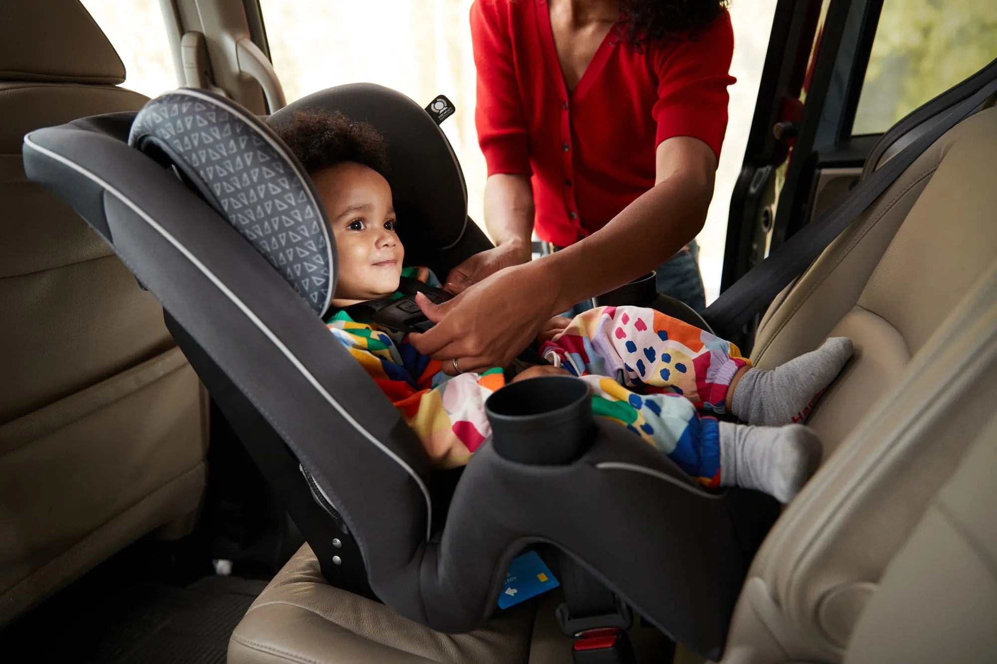 Cosco Kids Easy Elite Slim All-in-One Convertible Car Seat - Framboise