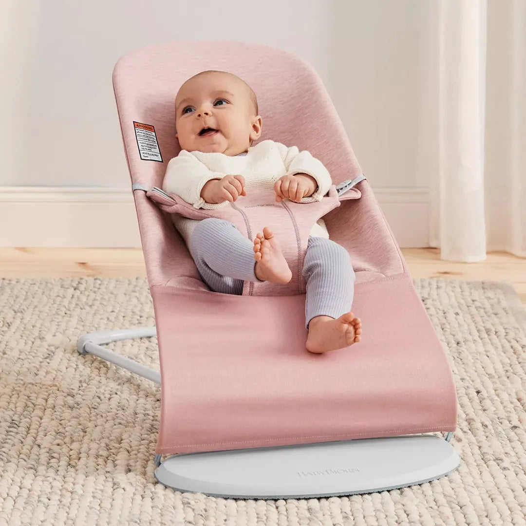 Light Pink 3D Jersey Bouncer Bliss
