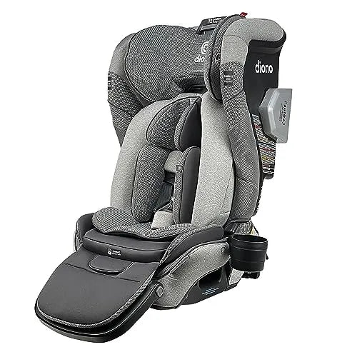 Diono Radian 3QXT+ FirstClass SafePlus 4-in-1 Convertible Car Seat, Gray Slate