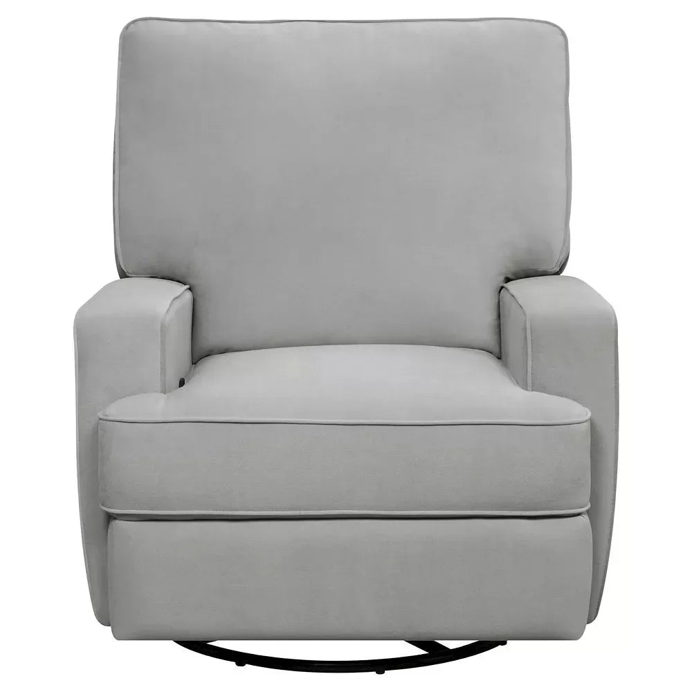 Rylan 4-in-1 Swivel Glider Rocker Recliner Chair - Light Gray