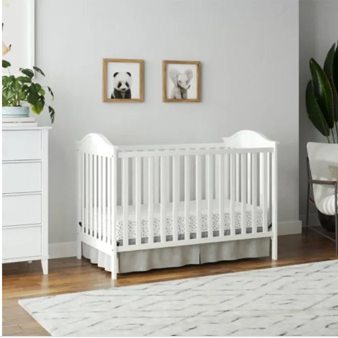 Baby Relax Adele 3-in-1 Convertible Crib - White