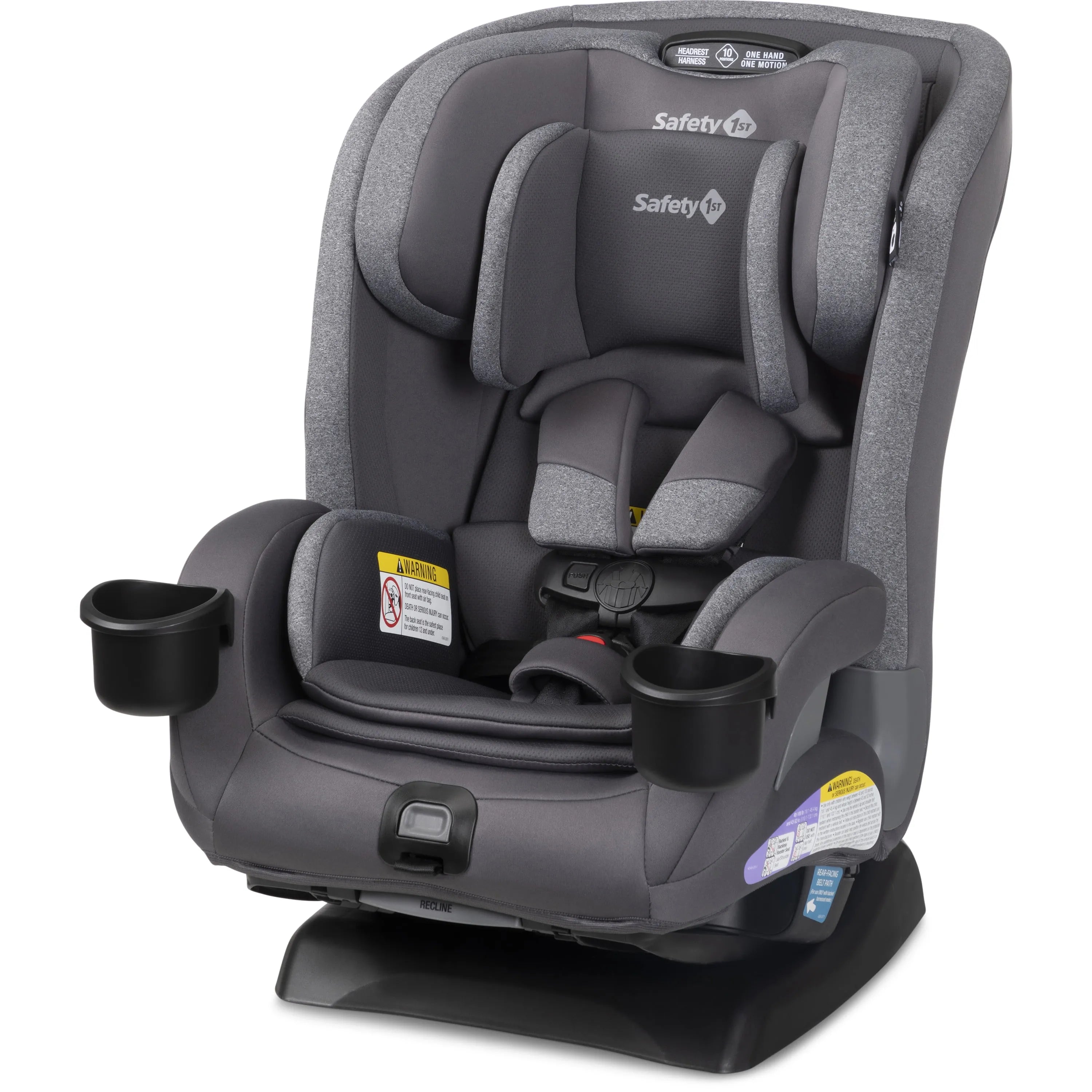 SlimRide All-in-One Convertible Car Seat, Grey All Day