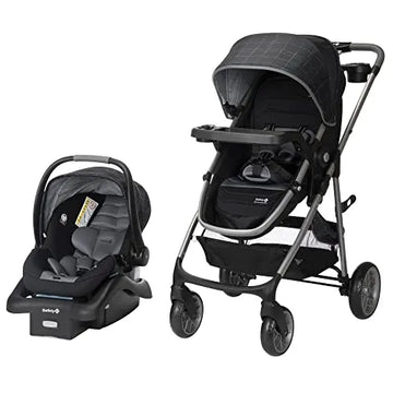 Safety 1st Deluxe Grow and Go Flex 8-in-1 Travel System, Weight Capacity from 4–35 lbs, High Street