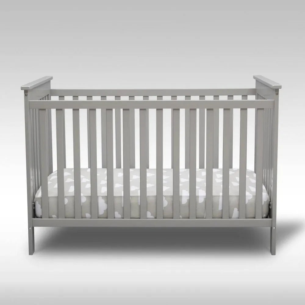 Gray Adley 3-in-1 Convertible Crib