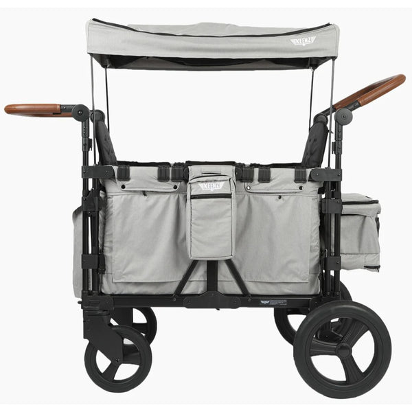 Keenz XC Lux 2 Passenger Comfort Stroller Wagon in Charcoal Gray