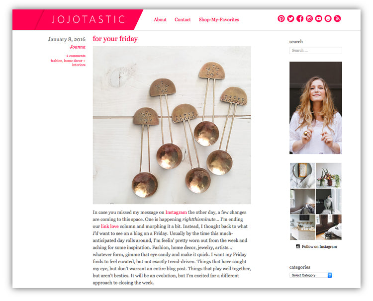 Meus on jojotastic blog