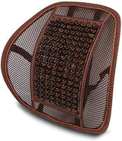 Mesh Ventilation Wooden Back Pain Relief Lower Back Support for Chair Orthopedic Sciatica Pain Relief Lumbar Back Rest Men/WomenCompatible with Hindustan Motors Ambassador
