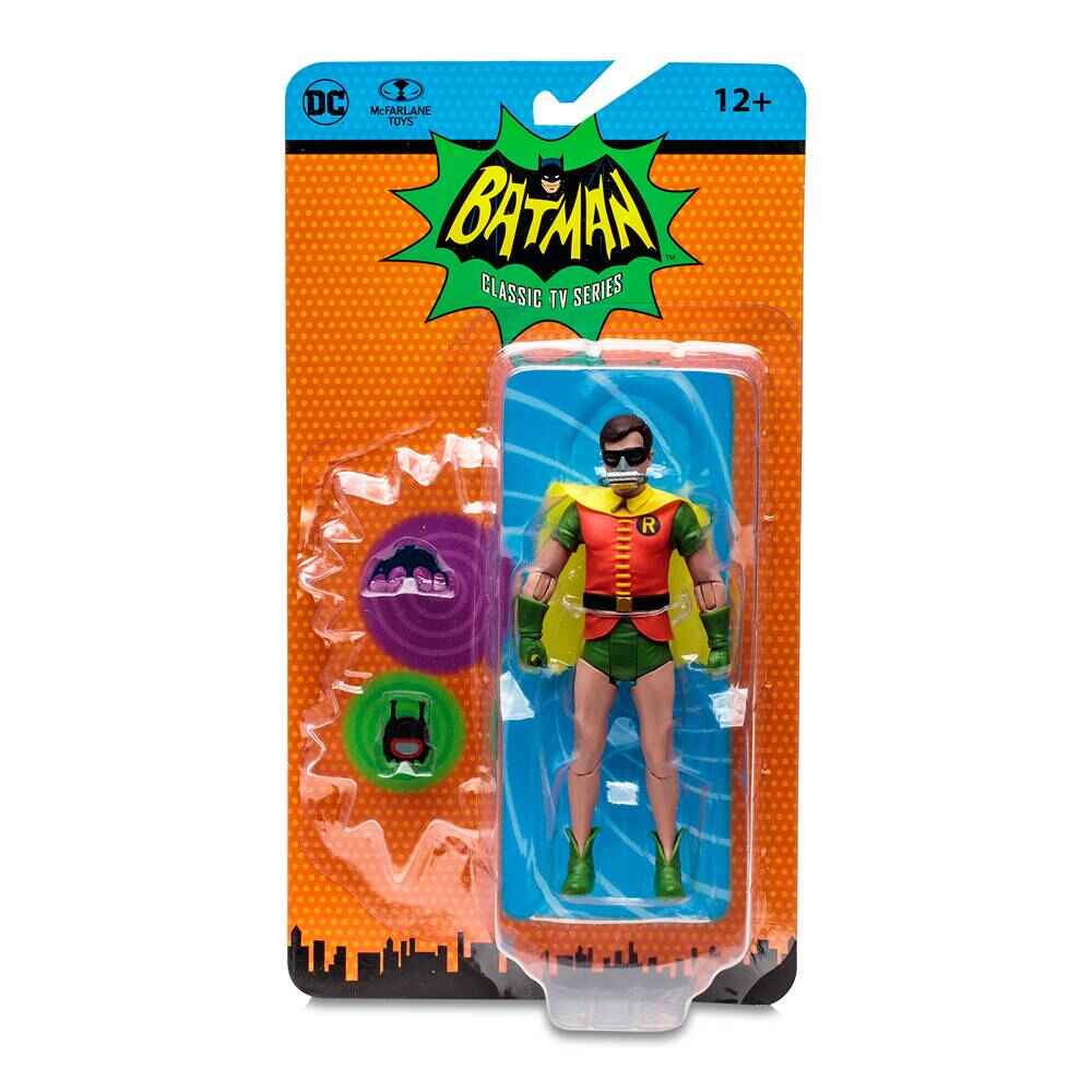 Batman DC Retro 66 Classics TV Series 1960s Wave 7 Robin w/ Oxygen Mask 6 Inch Action Figure