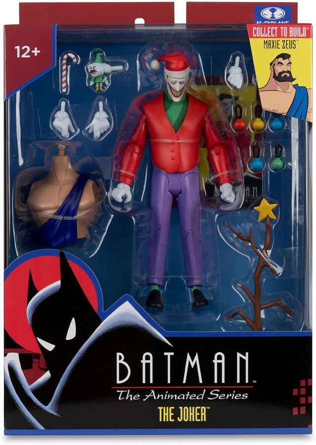 DC Direct Batman The Animated Series Wave 3 BAF Maxie Zeus - Joker (Christmas with The Joker) 6 Inch Action Figure