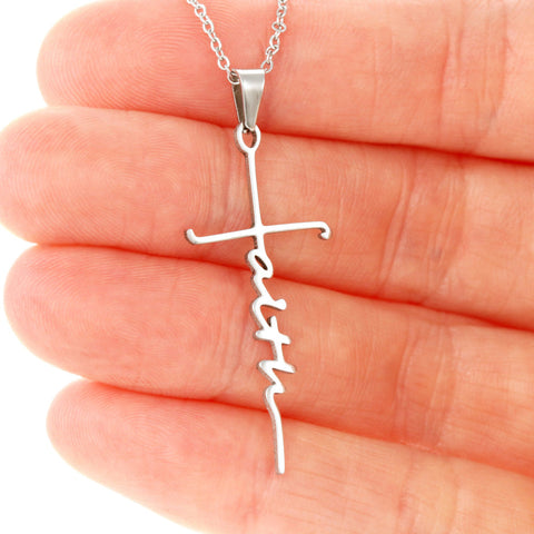 faith cross necklace