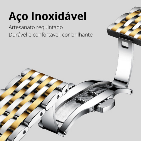 Relógio Luxo Sport - Aço Inoxidável