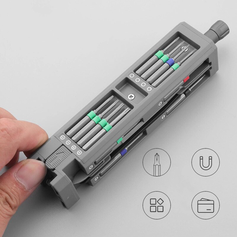 Kit de Chaves Magnéticas Multifunções 30 peças 1 - IndustrialTools®
