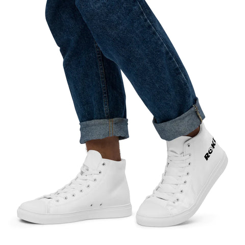 high top canvas shoes