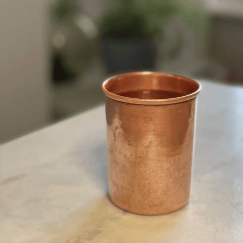 Copper cups are a good way of drinking water