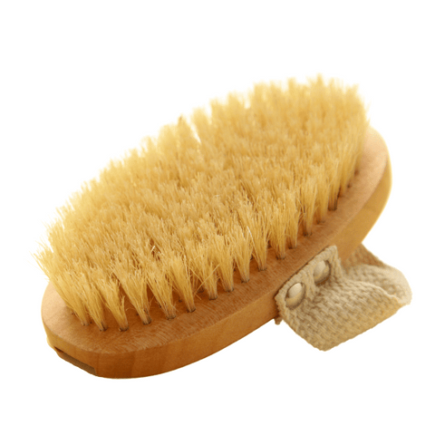 Dry body brushing helps to improve circulation