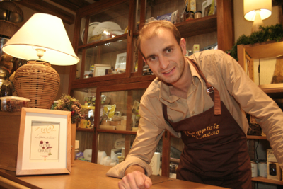 Benjamin is de maître chocolatier van Comptoir du Cacao
