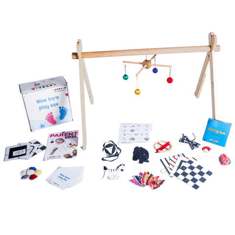 NewBorn PlayBox 0-3 Months (complete) Babies For Brain development Designed by Experts