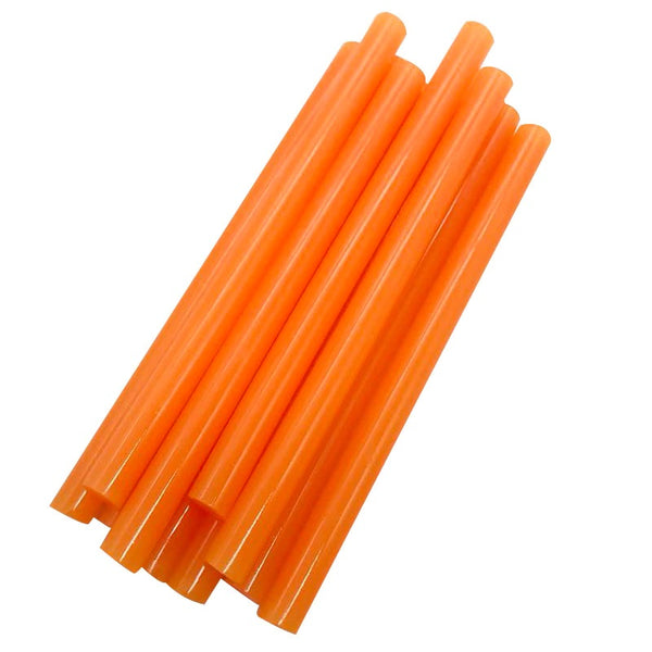 10-Piece Hot Melt Adhesive Glue Stick φ11.2mm*L300mm (Black*5+Yellow