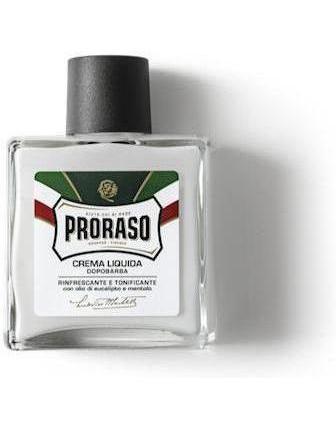 Proraso Refreshing Aftershave Balm, glass bottle with white label and white liquid inside, dr. mike's shaving emporium proraso aftershave balm